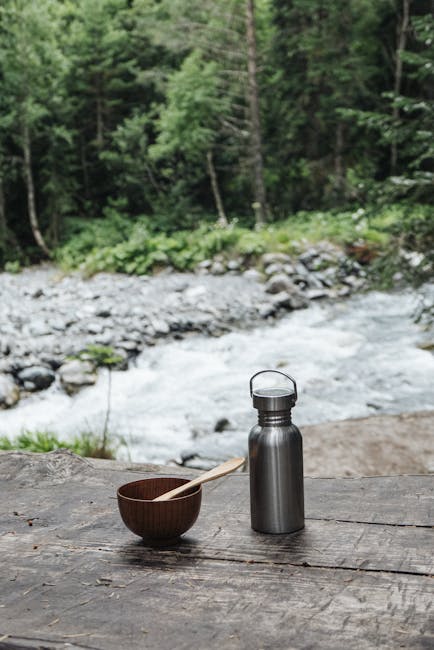 A versatile cookware set neatly stacked, showcasing its utility for beginner campers focusing on ultra-light packing