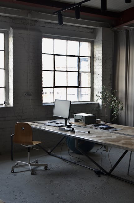 A spacious desk with ample storage, featuring sleek design for a functional home office setup